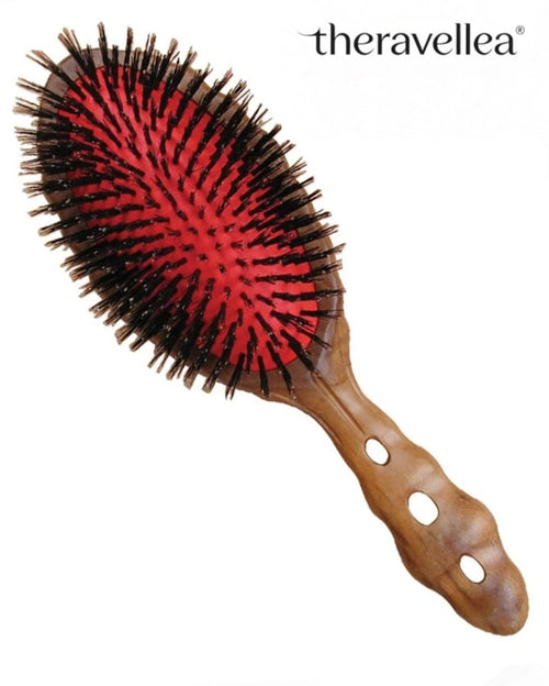 Theravellea®  Luster Wood Styler Paddle Brush