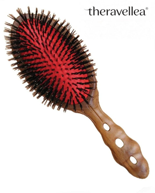 Theravellea®  Luster Wood Styler Paddle Brush