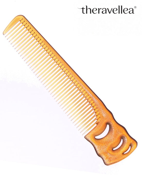 Theravellea® 233 Short Hair Design Comb [XL] - Camel